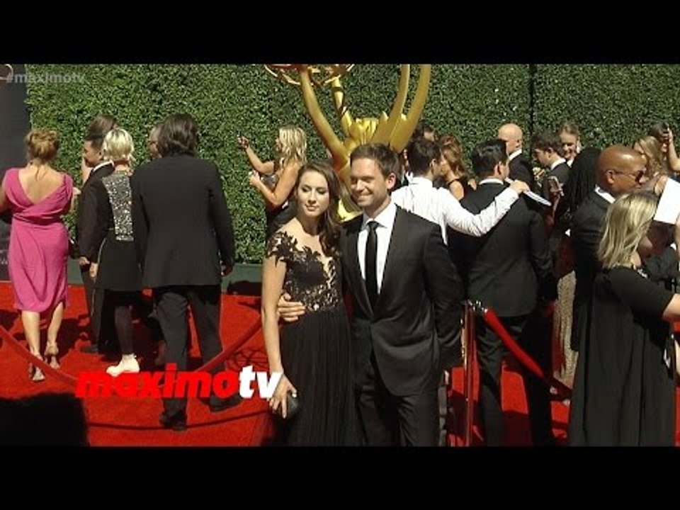 Troian Bellisario & Patrick J. Adams | 2014 Primetime Creative Arts Emmy Awards | Red Carpet