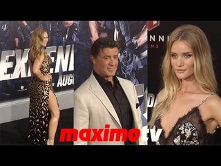 "The Expendables 3" LA Premiere Sylvester Stallone, Ronda Rousey, Jason Statham, Dolph Lundgren