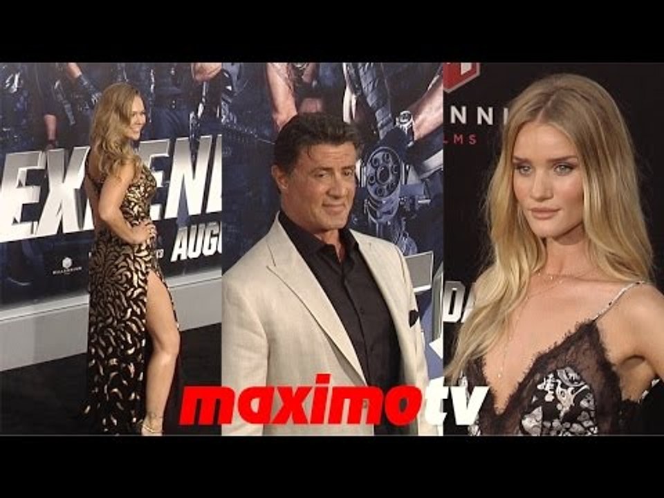 "The Expendables 3" LA Premiere Sylvester Stallone, Ronda Rousey, Jason Statham, Dolph Lundgren