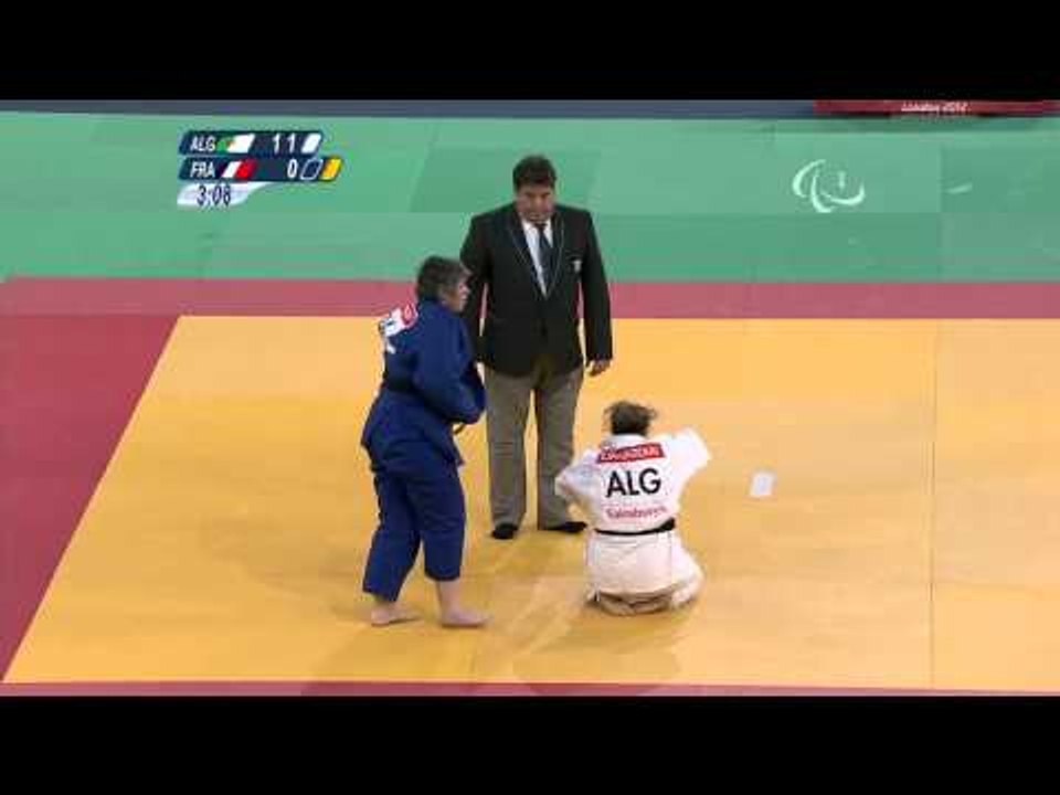 Judo - Women +70 kg Bronze Medal Contest ALG v FRA - London 2012 Paralympic Games