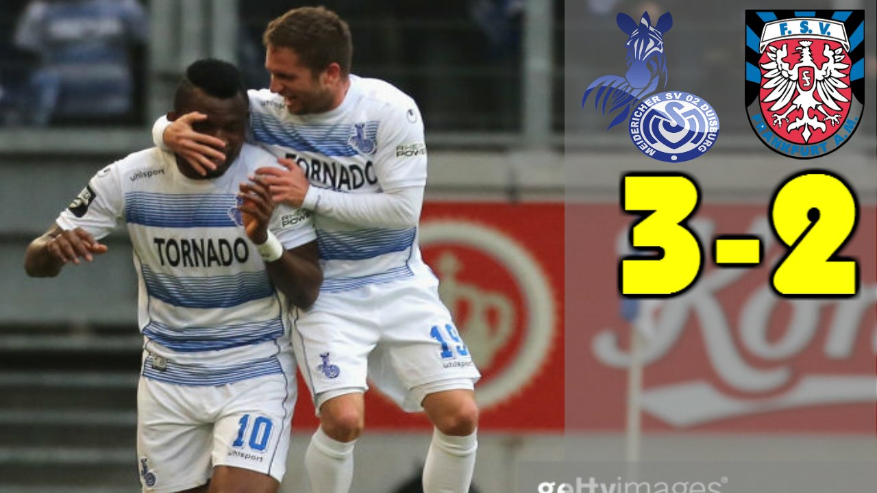 Duisburg vs Frankfurt 3 - 2 Highlights 22.04.2017 HD