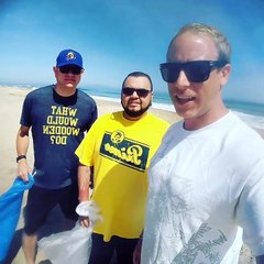 #EarthDay beach cleanup