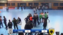 Παράπονα στον διαιτητή ΠΑΟΚ-ΑΕΚ 22η αγωνιστική Handball Premier 22-4-17