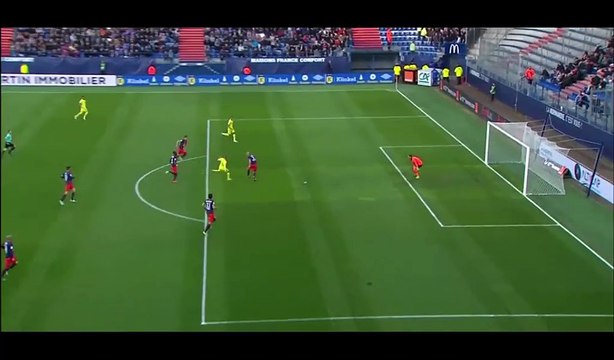 Goal Yacine Bammou - Caen 0-1 Nantes - 22.04.2017