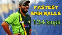 TOP 10 Fastest spin bowling ever in cricket history spin vs pace bowling must watch!!!!