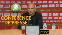 Conférence de presse AC Ajaccio - Chamois Niortais (3-1) : Olivier PANTALONI (ACA) - Denis RENAUD (CNFC) - 2016/2017