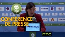 Conférence de presse Clermont Foot - ESTAC Troyes (1-1) : Corinne DIACRE (CF63) - Jean-Louis GARCIA (ESTAC) - 2016/2017