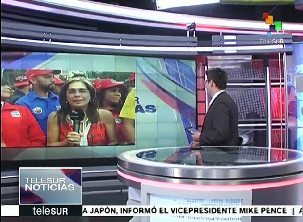 Venezolanos salen a las calles en defensa de la paz y la soberanía
