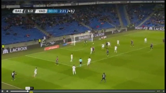 Seydou Doumbia Goal - FC Basel vs FC Vaduz 2-2 22.04.2017 (HD)