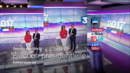 France 3 - Bande Annonce Présidentielle 2017 - Soirée électorale 1er Tour (2017)