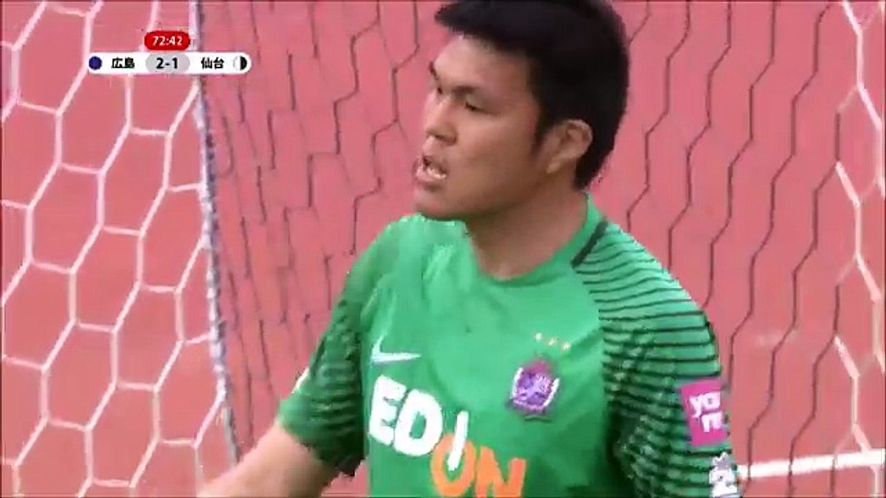 Hiroshima 2:2 Sendai ( Japanese J League. 22 April 2017)