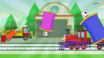 The Little Train - Learn to count 1 to 10 - Educational Videos - Trains & Cars Cartoons for children