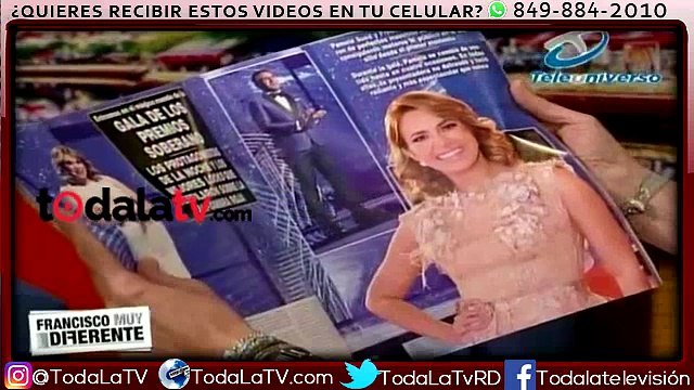 Francisco Sanchis agradece a la revista HOLA-Francisco Muy Diferente-Video