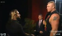 seth rollins insults Brock lesnar - Wwe Funny moments