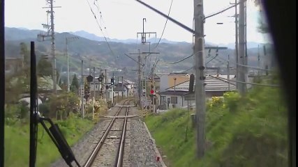 前面展望 ＪＲ東海 飯田線 急行 秘境駅号 373系 ｸﾓﾊ373ｰ2 飯田→浦川 2015 11 21 part 1/2