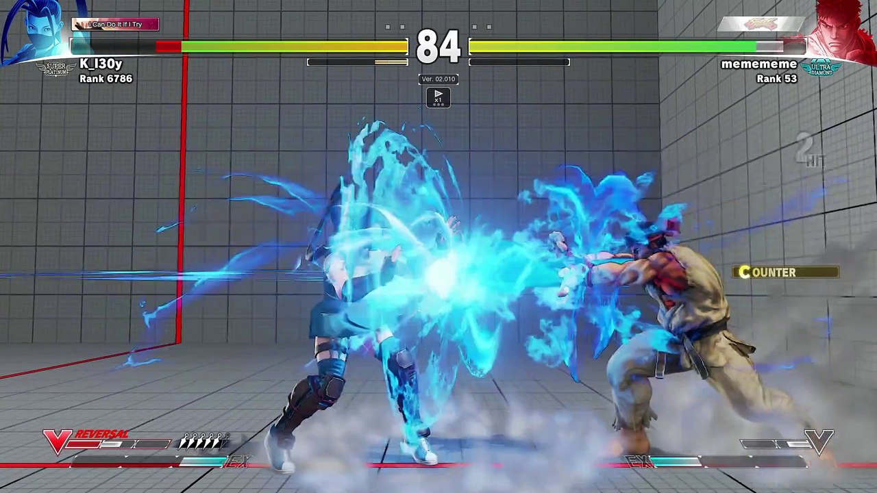SFV - K (Ibuki) vs Daigo (Ryu)