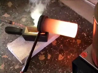 BRASS BARS CASTING at home - BRONZE POUR