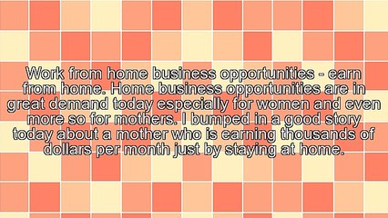 Women's Choice - Home Business Opportunities