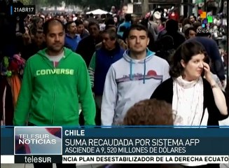 Chile: AFP recauda sumas millonarias y las pensiones son miserables