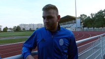 UGA LYON-DECINES SENIORS1 - VILLEFRANCHE FC 1 - 2  LE OFF d'après-match du 22 avril 2017. Alexis Amenabar, gardien de but (SENIORS1).