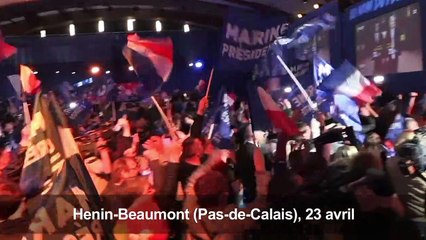 Présidentielle: Réactions au QG de Marine Le Pen