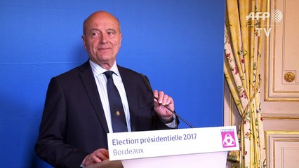 Présidentielle: Alain Juppé appelle à voter Macron