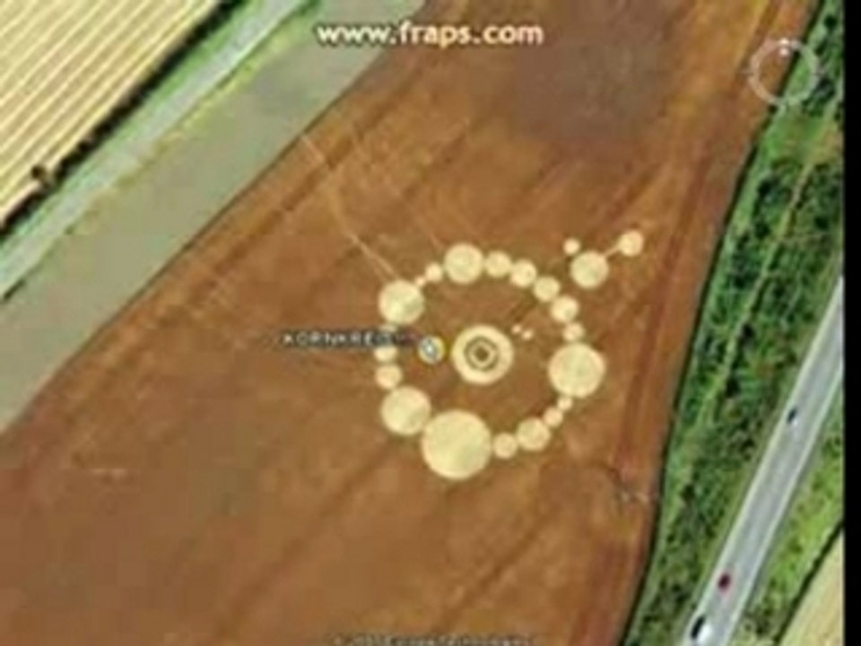 Google Earth Secret (logo mozilla, visages, cercles etc...)
