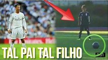 Olha o Golaço que o filho de CR7 fez na escolinha.
