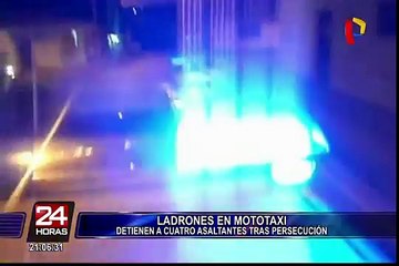 Tarapoto: capturan a delincuentes tras impresionante persecución
