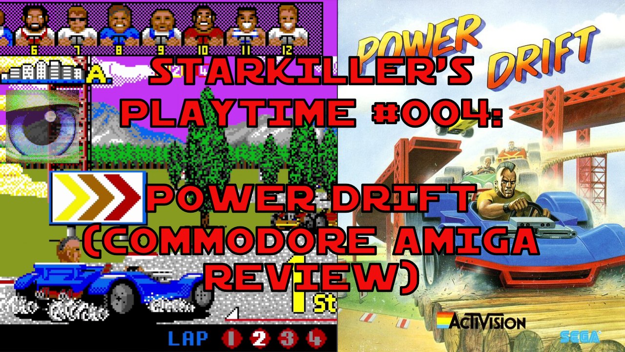 Power drift (commodore amiga review) - starkiller's playtime #004