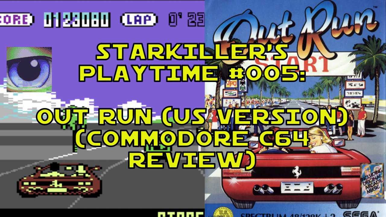 Out Run (US Version) (Commodore C64 Review) - starkiller's Playtime #005