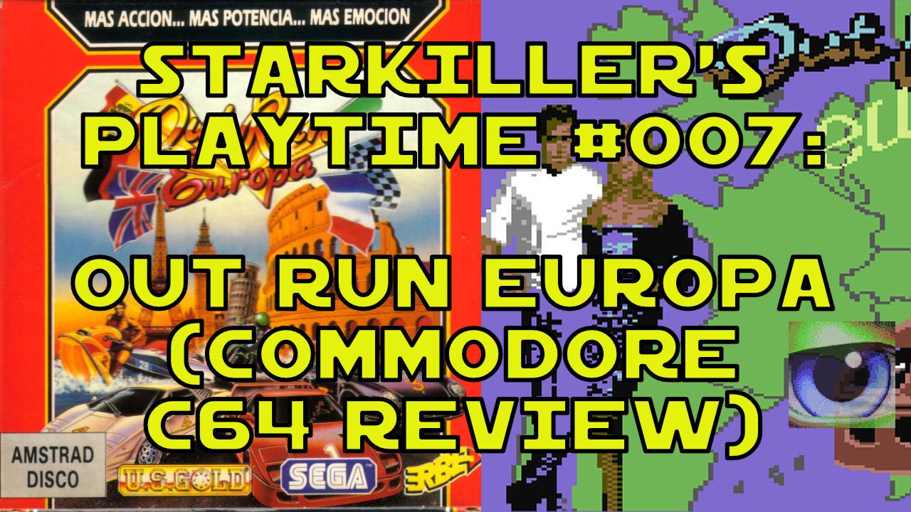 Out Run Europa (Commodore C64 Review) - starkiller's Playtime #007