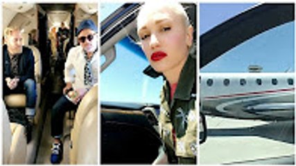 Gwen Stefani | Private plane ride
