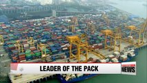 S. Korea leads top 10 global trade nations in export increase