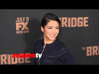 Emily Rios | The Bridge Season 2 Premiere | Red Carpet | #TheBridgeFX
