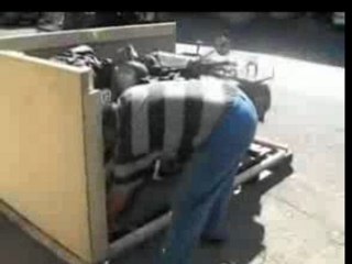 Mise en caisses side car BMW R12 CMPN Envoi en Argentine.