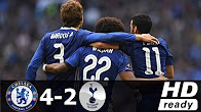 Chelsea vs Tottenham Hotspur 4 - 2 All Goals & Extended Highlights - FA Cup 22_04_2017 HD