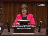 Poseł Małgorzata Zwiercan - Wystąpienie z dnia 20 kwietnia 2017 roku.
