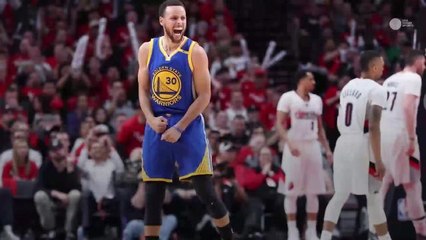 Download Video: Warriors erase deficit to take 3-0 lead on Blazers