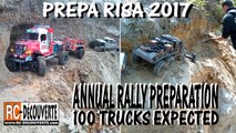 Grand Rally 4x4 6x6 8x8 Annuel Préparatifs Parcours Rassemblement Scale & Crawler RISA 2017