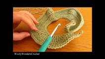 How to crochet a baby / girls chevron dress tutorial