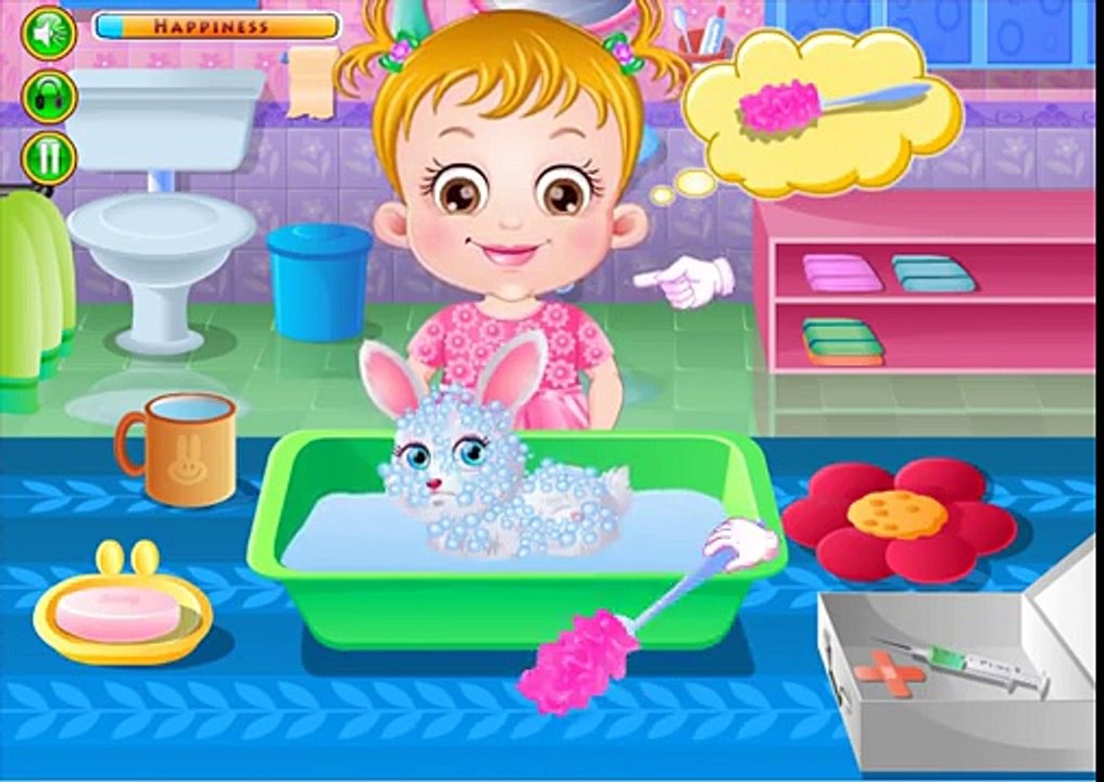 Baby Hazel Pet Care Games - Cartoon Movie for children kids - Part 2