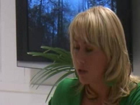 Huub en Lieke in het kantoor