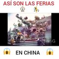 ASI SON EN CHINA LAS FERIAS