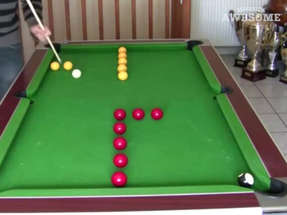 Ces joueurs de billard sont dingue... Compilation de tricks incroyable en Snooker
