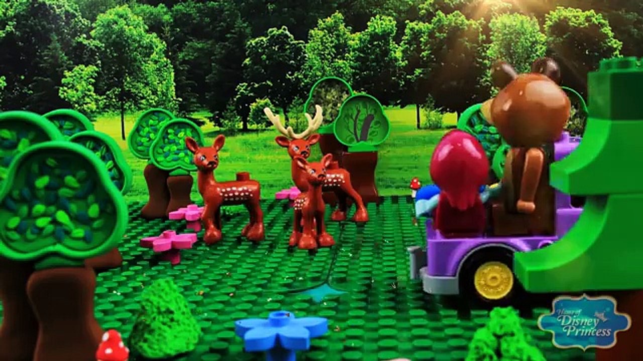 ♥ Masha and the Bear (Маша и Медведь) & Disney Princess Ariel Trip to the Beach (Episode 12)[1]