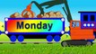 Learn the days of the week song with Choo-Choo Train. Educational cartoon for children kids toddlers
