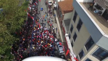 23 Nisan Çocuk Koşusu Havadan Görüntülendi