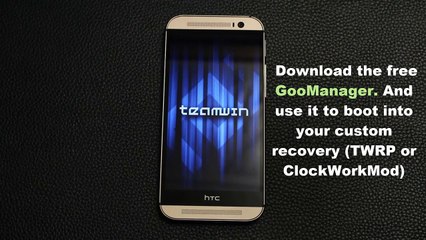 HTC m8 How to Backup & Restore your Android Smartphone using a Custom Recovery