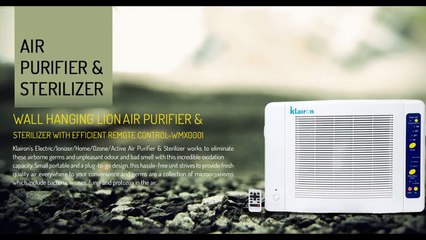 Download Video: Best Manufacturers of Air Purifier In India